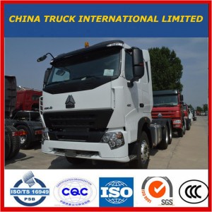 Sinotruk HOWO A7 6 * 4 10 kerekes 420HP dízel nagy teherbírású utánfutó / rakodófej / traktor vontatófej